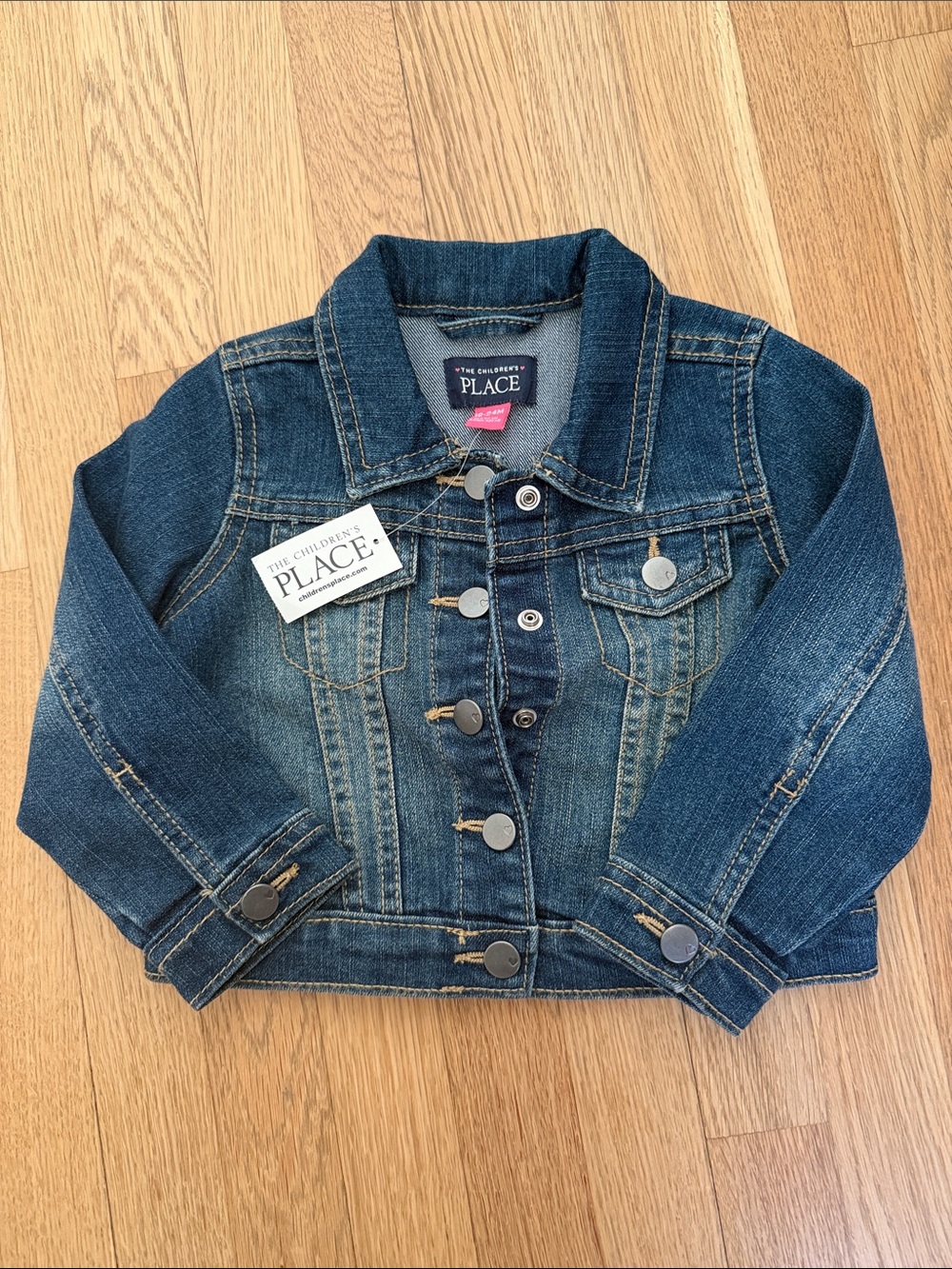 The Children's Place Blue Denim Jean Jacket for Kids